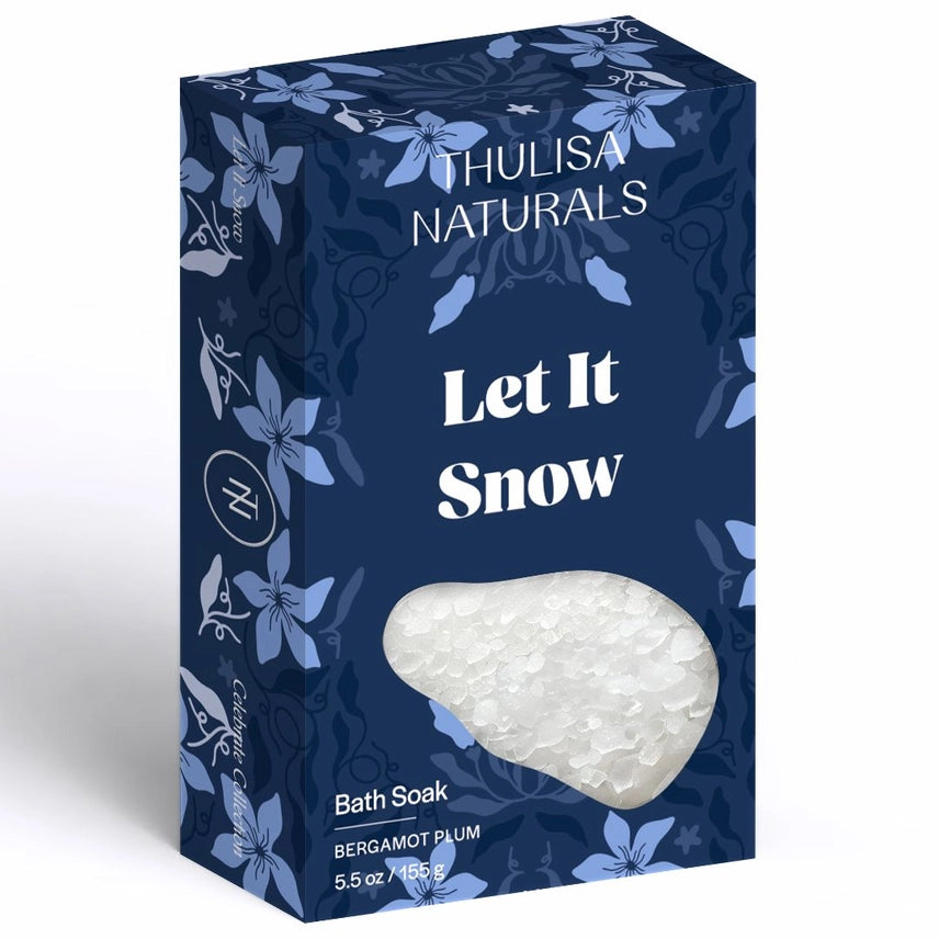 Let it Snow Magnesium Bath Soak | Bergamot Plum