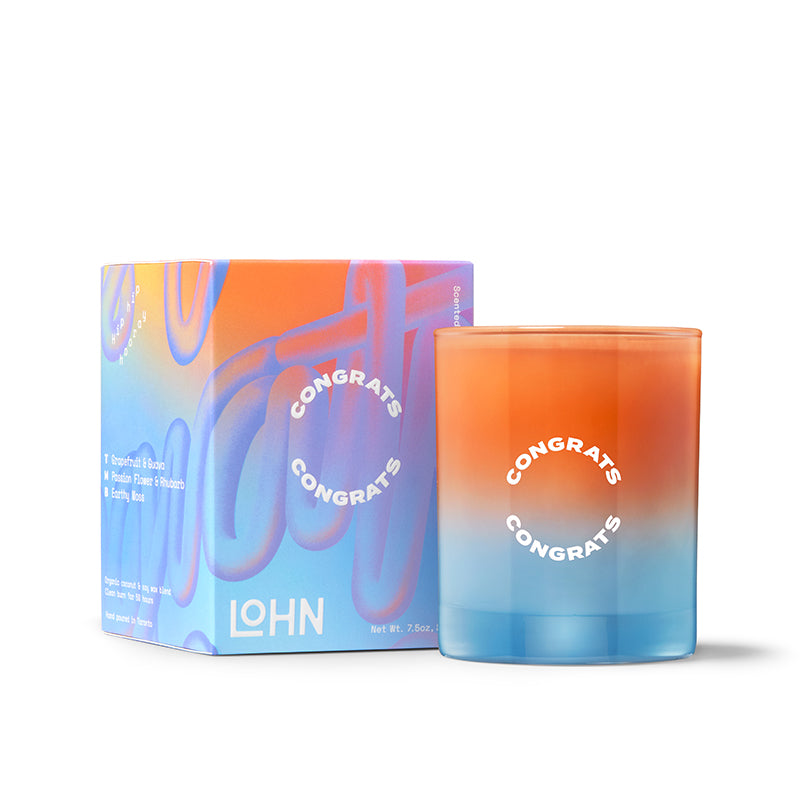 Congrats Candle | Grapefruit + Neroli