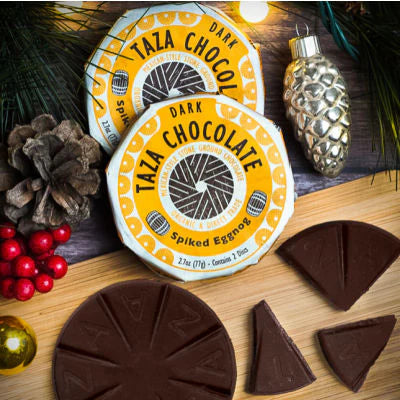 Mexican-Style Chocolate Disc | Spiked Eggnog