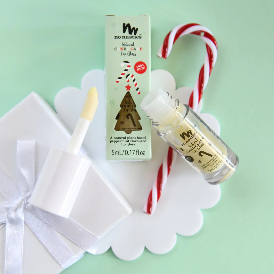 Limited Edition Natural Kids Lip Gloss | Candy Cane