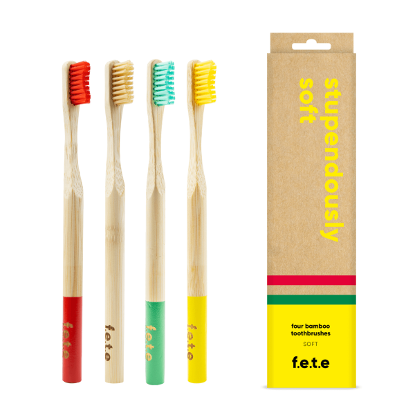 Multi Pack Bamboo Toothbrushes | Stupendously Soft