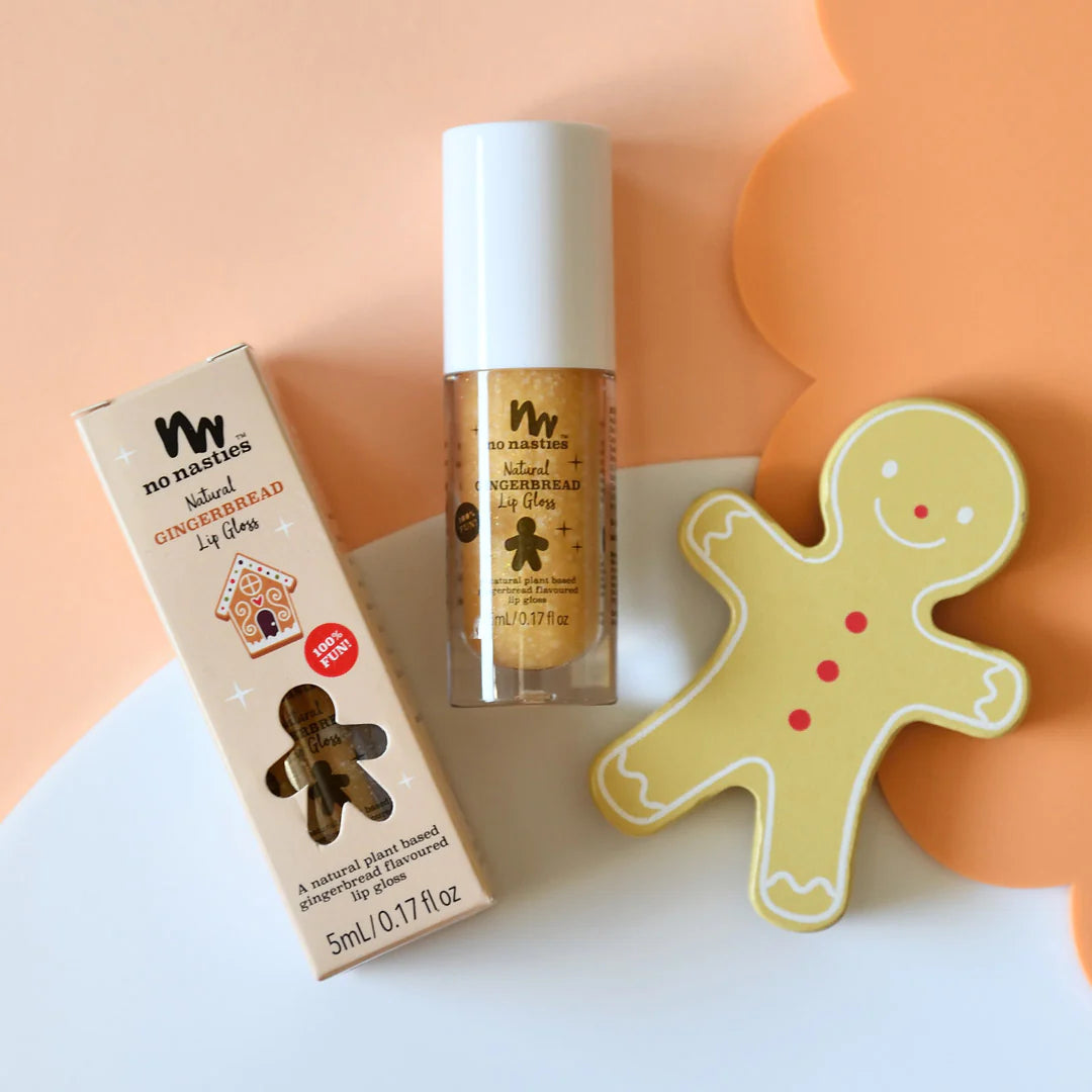 Limited Edition Natural Kids Lip Gloss | Gingerbread