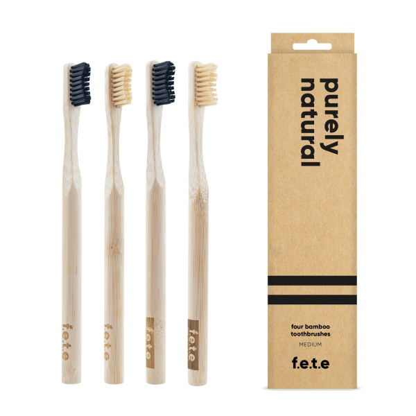 Multi Pack Bamboo Toothbrushes | Medium Bristles